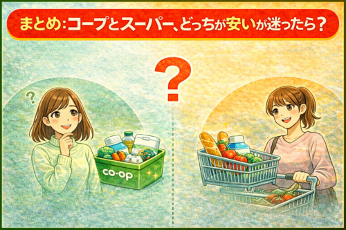 まとめ：コープとスーパー、どっちが安いか迷ったら