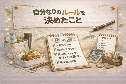 自分なりのルールを決めたこと