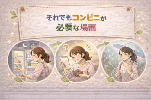 それでもコンビニが必要だと感じた場面