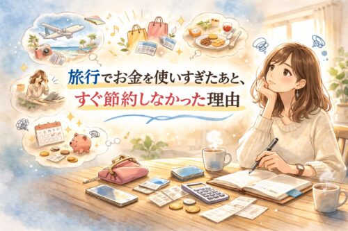 旅行でお金を使いすぎたあと、すぐ節約しなかった理由