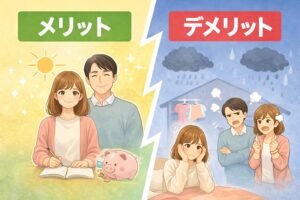 実家暮らしのメリット・デメリット