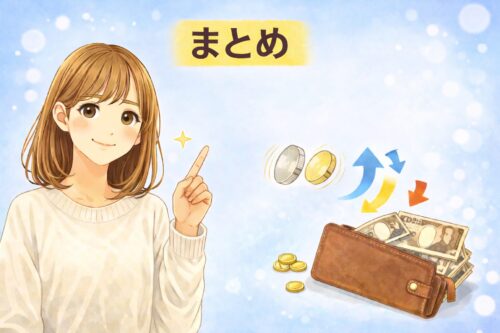 まとめ:買い物に行く回数を減らすだけで出費は変わりやすい