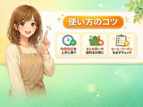 ネットスーパーはなぜ高い?と感じないための使い方のコツ