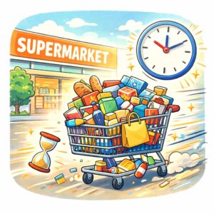 買い物の時間が減る