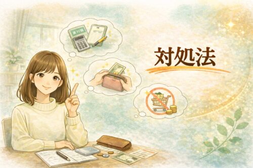 お金を使いすぎたと後悔したときの対処法