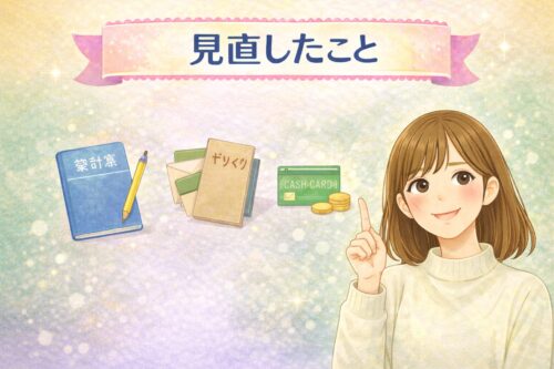 主婦が無駄遣いをやめたいと思って見直したこと