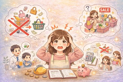 無駄遣いをやめたい主婦が感じやすい節約の難しさ