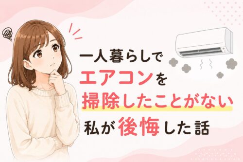 一人暮らしでエアコンを掃除したことがない私が後悔した話