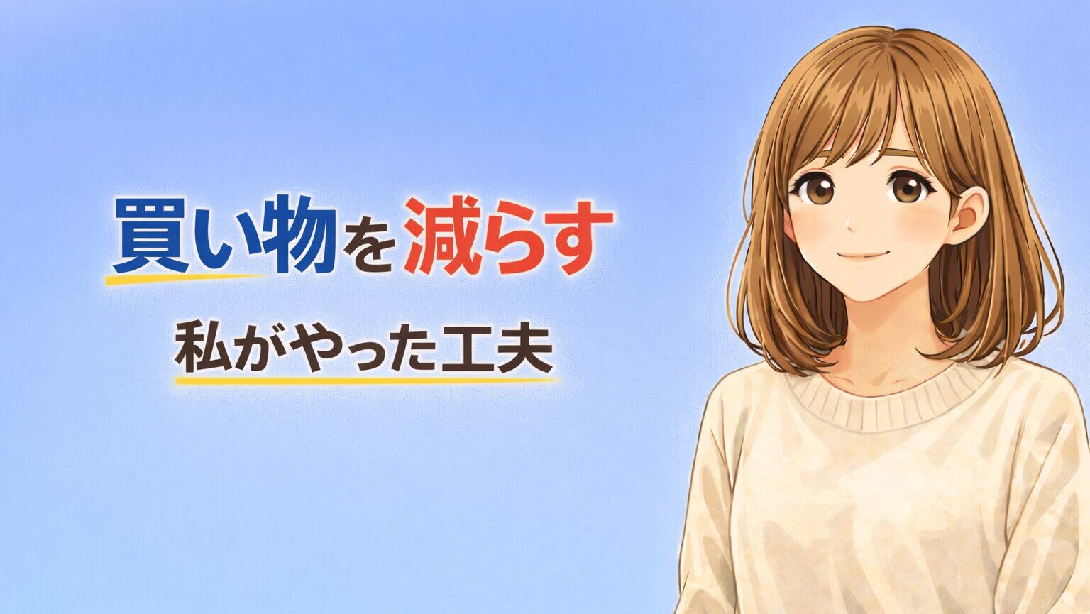 買い物に行く回数を減らすために私がやった工夫