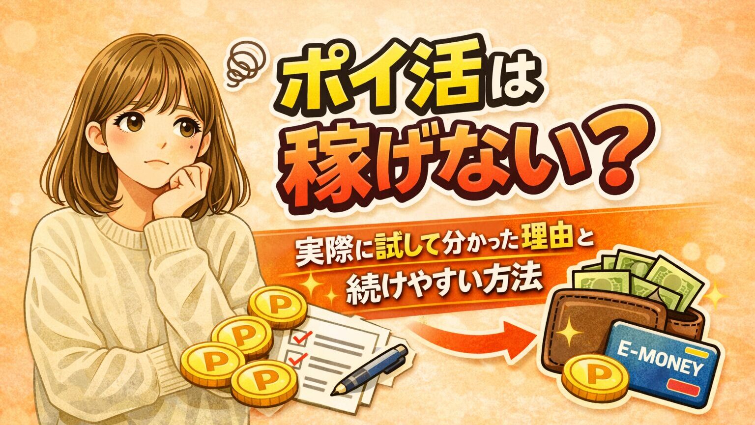 ポイ活は稼げない？実際に試して分かった理由と続けやすい方法