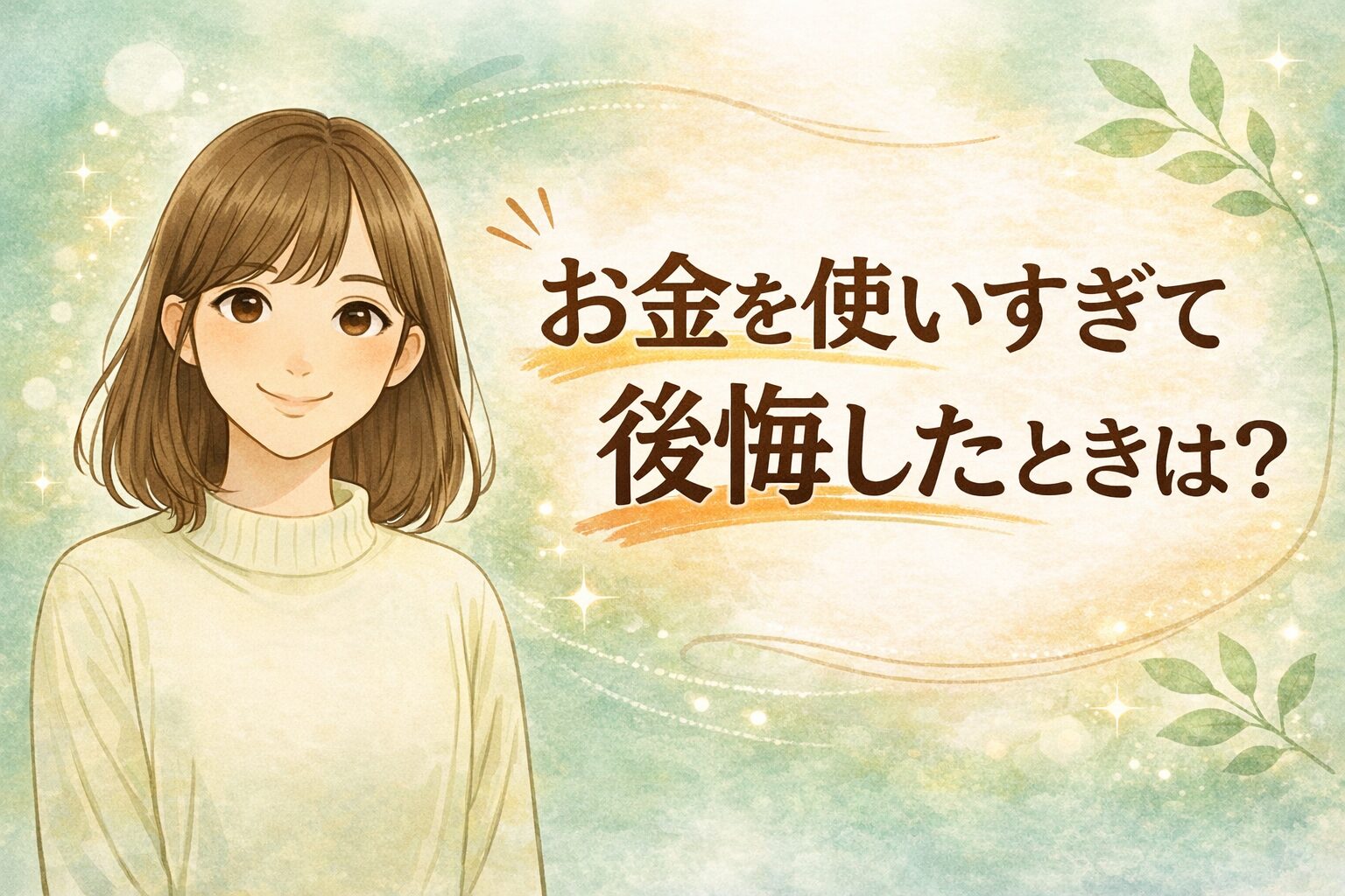 お金を使いすぎて後悔したときは？考え方